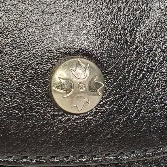 PATRICIA NASH Black Leather BELT BAG With Carry Wrist Strap Excellent Condition - Picture 2 of 16